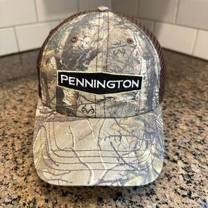 PENNINGTON Trucker Hat Realtree Camo Men's Snapback Adjustable Brown Home Depot
